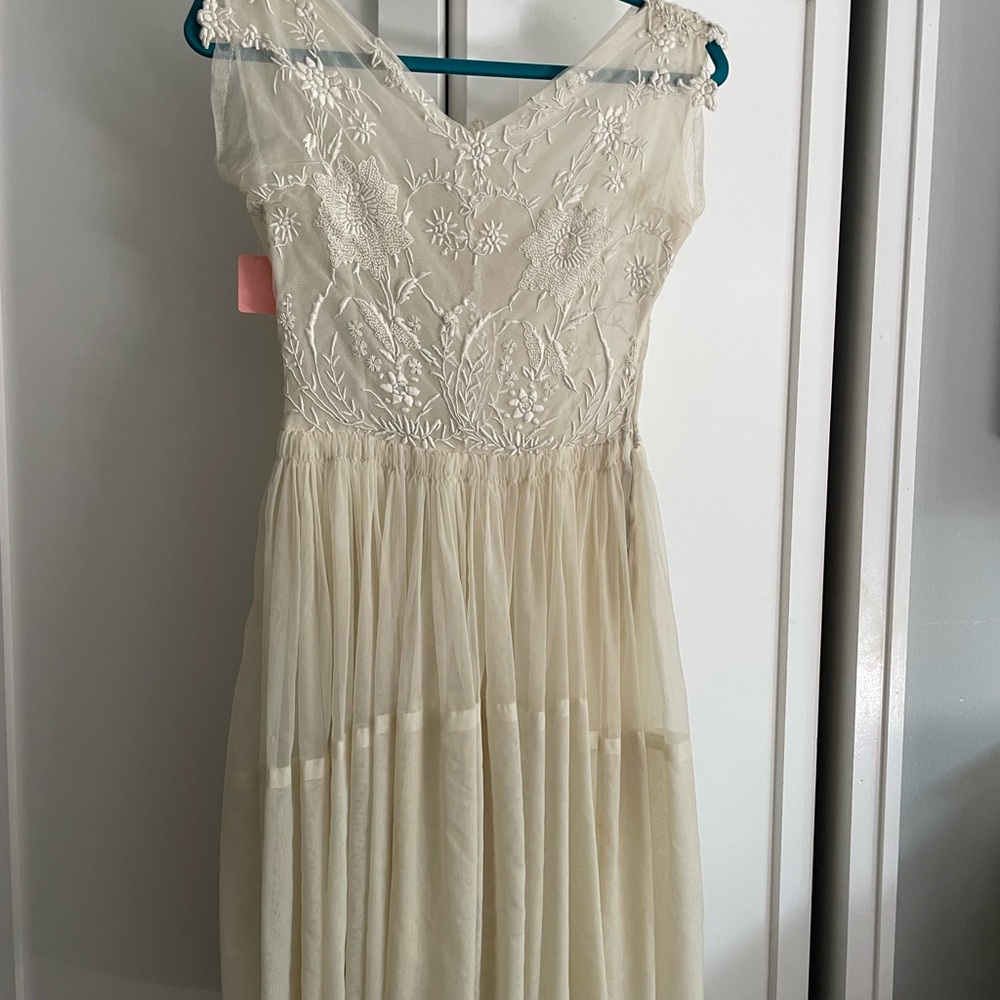 Beautiful vintage hand made wedding party dress 1950’s - Picture 7 of 7